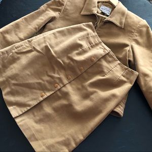 Eddie Bauer Sued jacket and skirt set